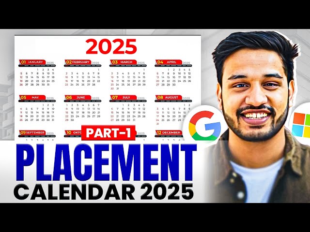 Placement & Internship Calendar 2025 | Off-Campus Hiring | Which company hires when | Kushal Vijay