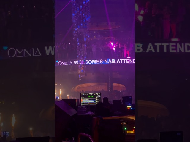 OMNIA Welcomed NAB Attendees for closing party | Thanks to Deluxe for this beautiful booth view