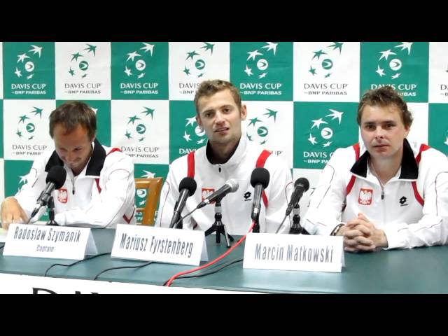 Poland Davis Cup press conference with Marcin Matkowski and Mariusz Fyrstenberg part 1