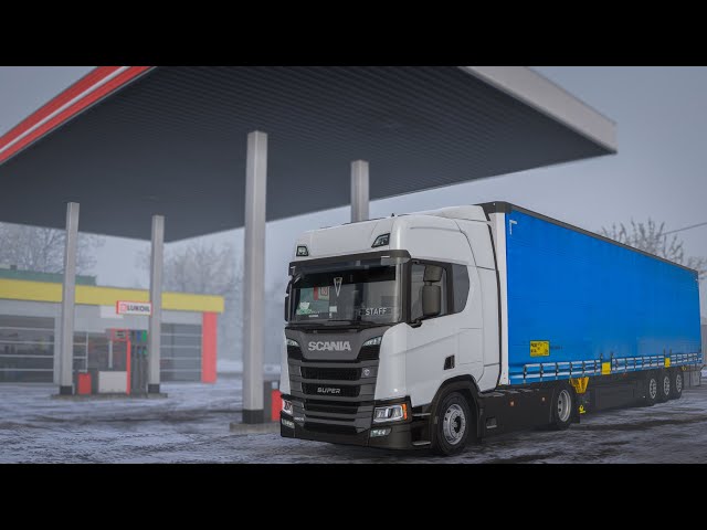 Realistic Driving Scania NextGen 460R Super Euro Truck Simulator 2 POV Drive 4K 1.53+Wheel Cam