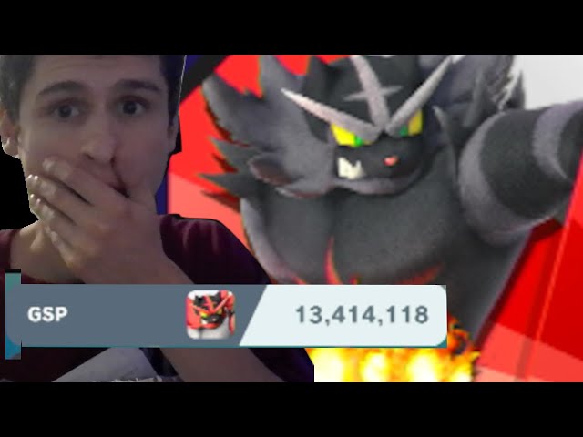 This is Incineroar at 13M GSP (Super Smash Bros Ultimate)