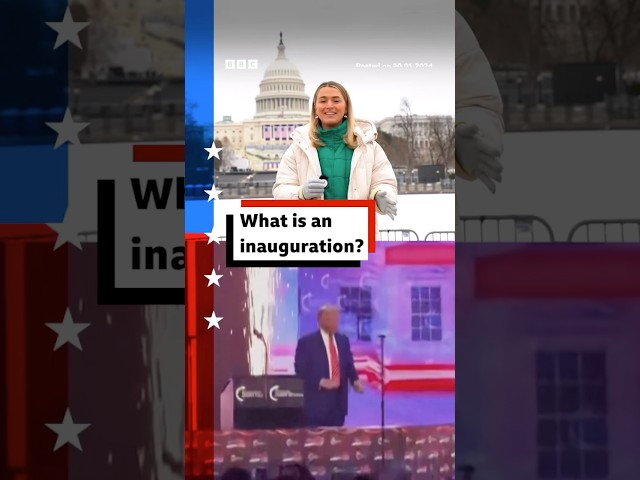 What is an inauguration? #DonaldTrump #President #BBCNews