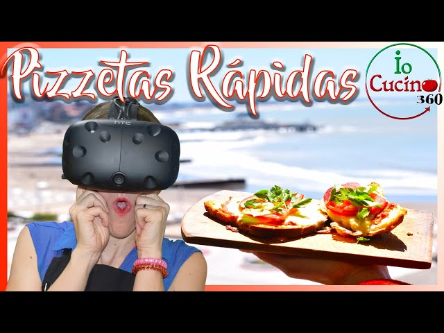 🍕PIZZETAS RÁPIDAS🕒🍞 MDQ🌅   en 360º😜  | IoCucino360🍅