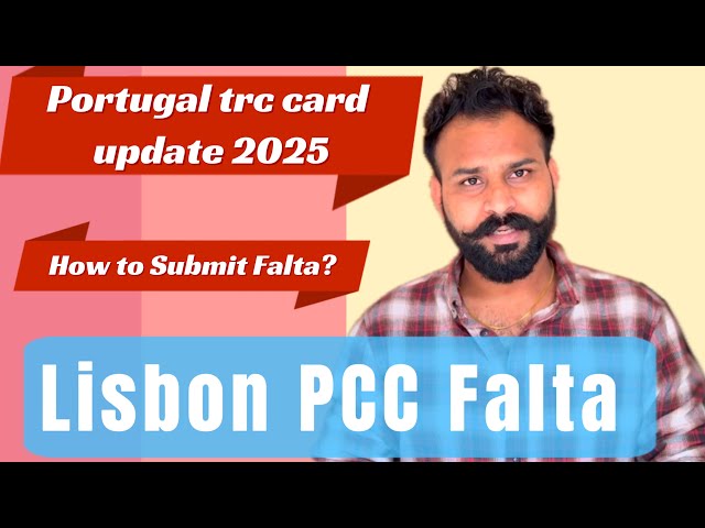 LISBON PCC / how to make Indian PCC in Portugal / PCC By Post Indian embassy Portugal