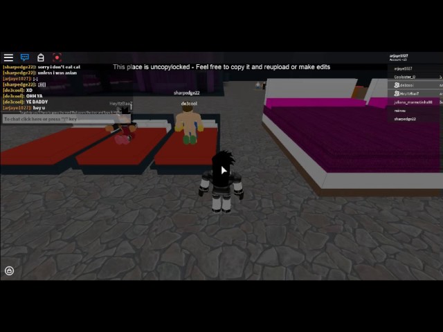 Dirty game on Roblox!