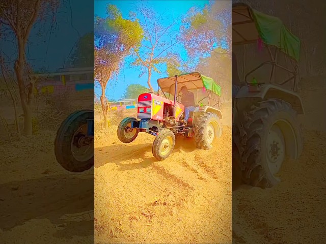 Eicher 242 ko fas diya🥹🥹#youtubeshorts #villagerslife #farmequipment #ytshorts #farmmachinery