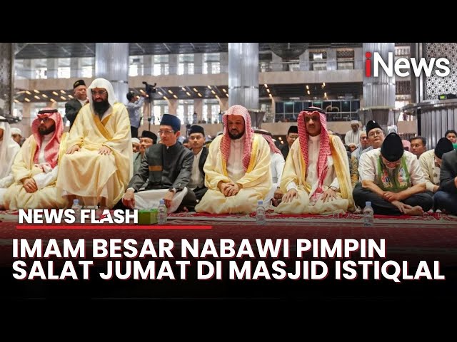 Momen Imam Besar Masjid Nabawi Salat Jumat di Istiqlal, Beri Pesan Ini