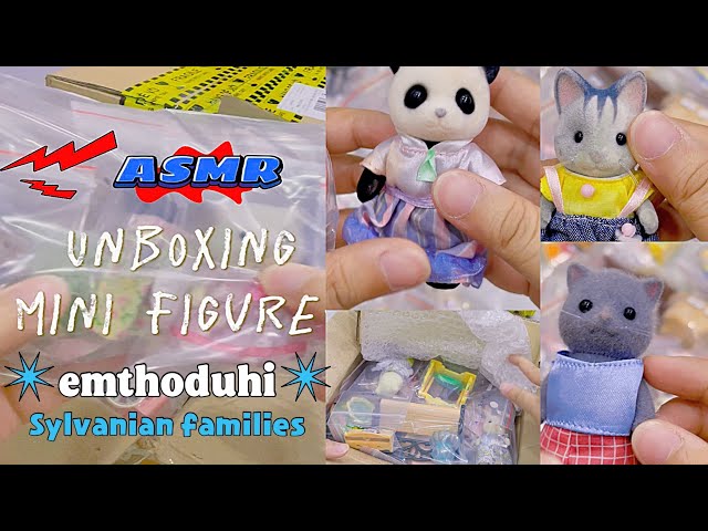 ASMR unboxing mini figures ☾⋆｡𖦹 °✩ | Sylvanian Families