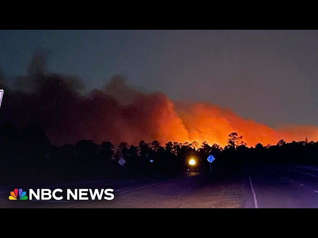 Wildfire state of emergency in Carolinas