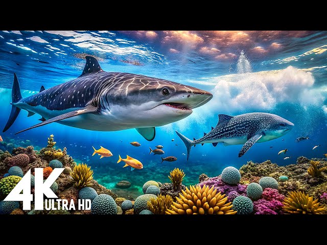 Ocean World 4K - Scenic Sea Wildlife Film With Calming Music, Sea Animals for Relaxation #9