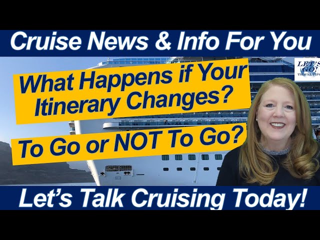 CRUISE NEWS! Sky Princess Itinerary Changes! What Should You Do?