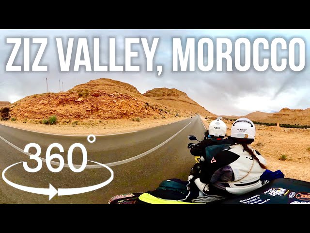 Morocco 360° | Motorcycle Ride in the Ziz Valley 🇲🇦