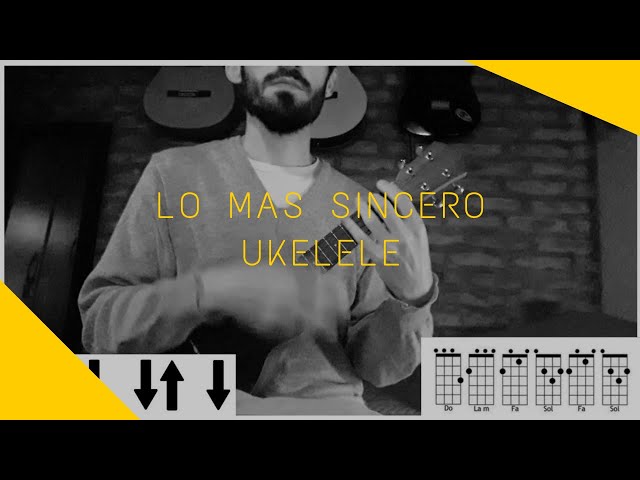 UKELELE | Lo Más Sincero - Dread Mar I  (tutorial/cover ukelele) (tutorial/cover ukelele)