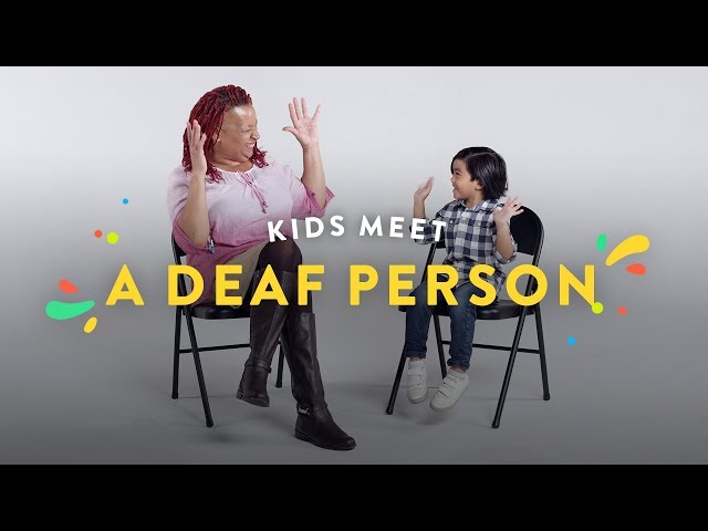 Kids Meet A Deaf Person | Kids Meet | HiHo Kids