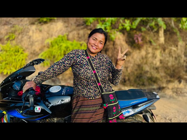 Finally second day pni bike ko sathma🏍️but jhandai vir bata khaseko😲#siruthapamagar#villagelife#vlog