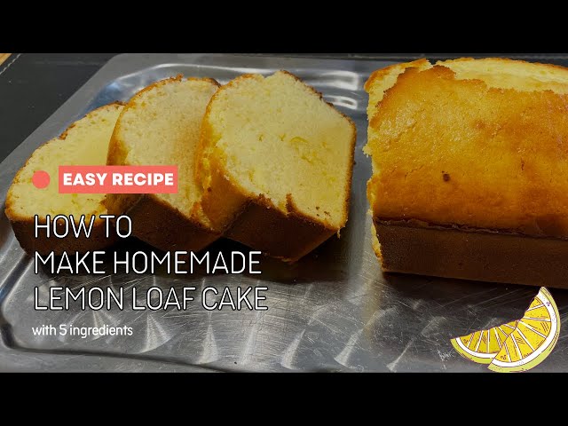 🍋 How to make a lemon loaf cake super fluffy in 12 minutes #food