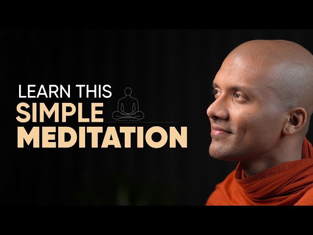 Learn this simple mindfulness meditation... | Buddhism In English