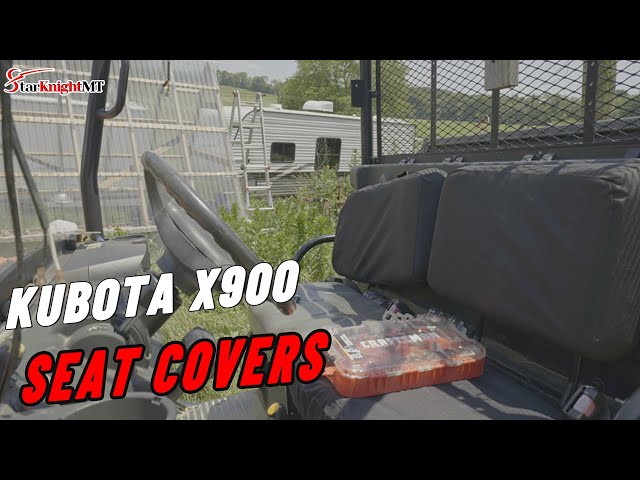 Upgrade Your Kubota RTV X900: Black Seat Covers Review | StarknightMT