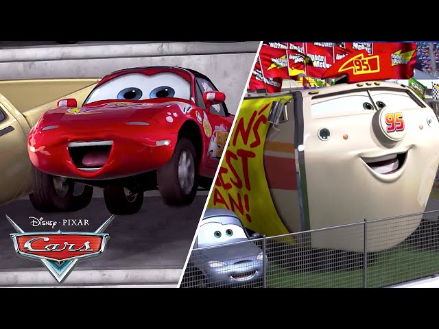 Biggest Racing Fans! | Pixar Cars