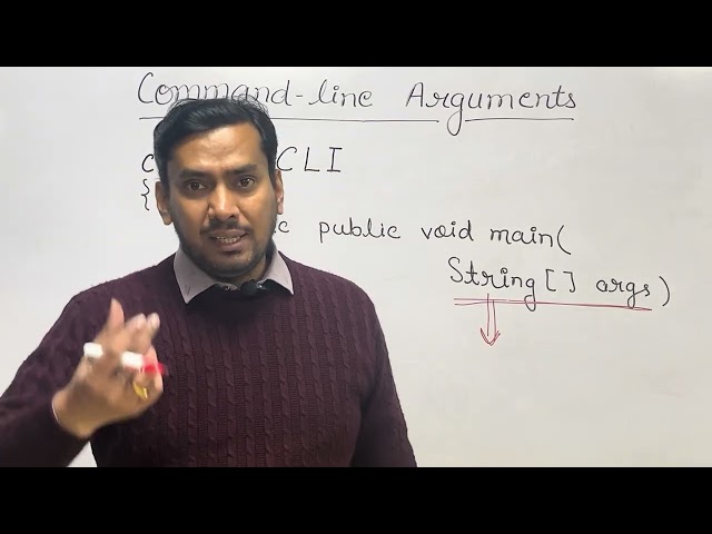 🖥️ Command Line Arguments in Java Explained | Java Tutorial for Beginners | Lec-9 | Java Guru Ravi