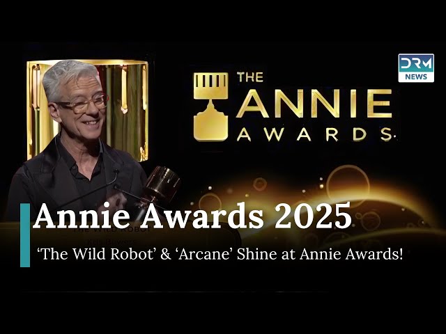 Annie Awards 2025: ‘The Wild Robot’ & ‘Arcane’ Sweep Major Wins! | DRM News | AA1I