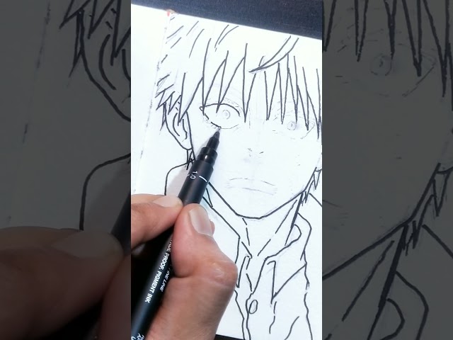 Drawing Gojo satoru asmr