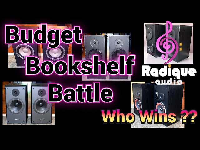 Budget Bookshelf Speaker Showdown