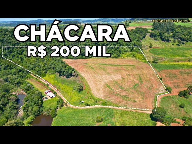 CHÁCARA A VENDA EM SANTA CATARINA LAVOURA ÁGUA 4.9 HECTARES R$200MIL