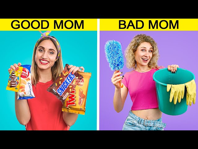 Bad Mom vs Good Mom / 13 Funny Situations