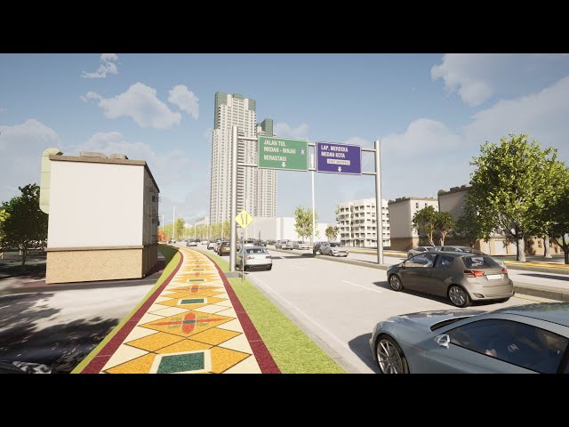 3D Animasi Underpass Gatot Subroto Medan