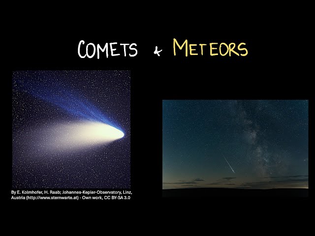 Comets and Meteors | The Universe | Middle School | Science | Khan Academy