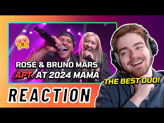 ROSÉ & Bruno Mars - APT. (live from 2024 MAMA AWARDS) | REACTION