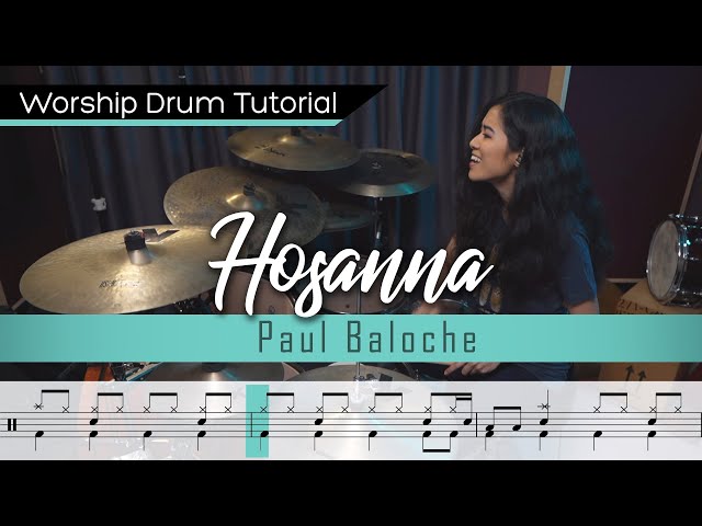 Hosanna (Praise Is Rising) - Paul Baloche || Worship Drumming Tutorial (+sheet music!)