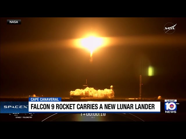 SpaceX launches Falcon 9 rocket from Cape Canaveral