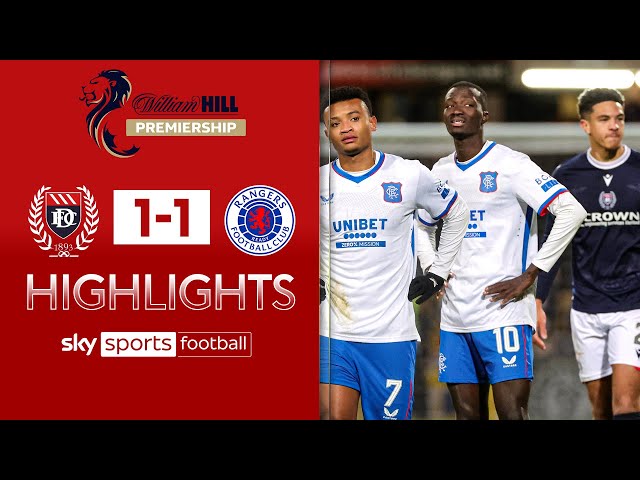 Rangers concede more ground in title race 📉 | Dundee 1-1 Rangers | Scottish Premiership Highlights