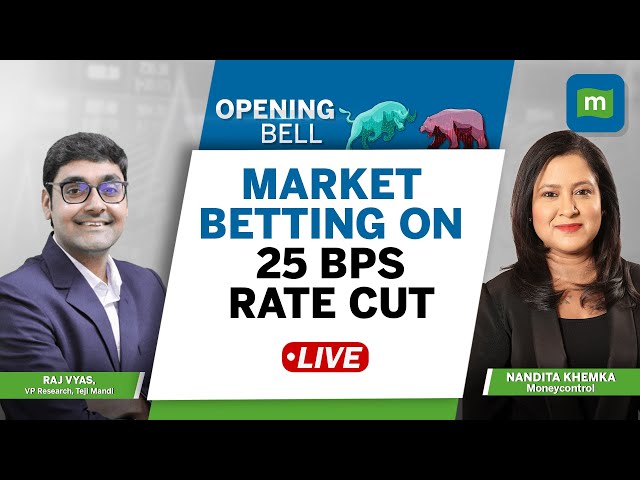 Live: RBI Policy To Chart Direction; Can A Rate Cut Push The Nifty Above 24,000? |Opening Bell