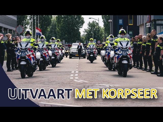 End of Watch | Guard of honor for a dutch police motorcyclist | Officer Arno, Dutch police