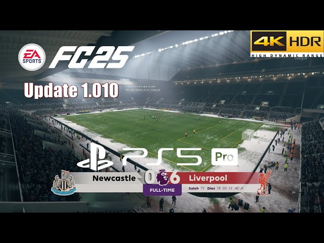 EA Sport FC 25 Update 1.010 PS5 Pro Gameplay 4K HDR 60FPS (Enhanced Games)