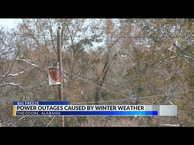 Historic snowfall leaves Mobile families without power as crews work to restore the grid