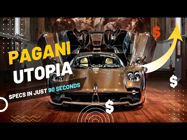 Pagani Utopia V12 Hypercar | Top Specs You Need to Know 🔥