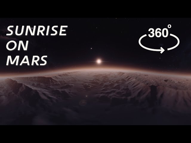 Sunrise on Mars (360° VR Video)