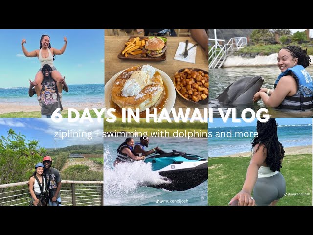 6 DAYS IN HAWAII VLOG | Ziplining +Meeting Dolphins + Horseback Riding & MORE