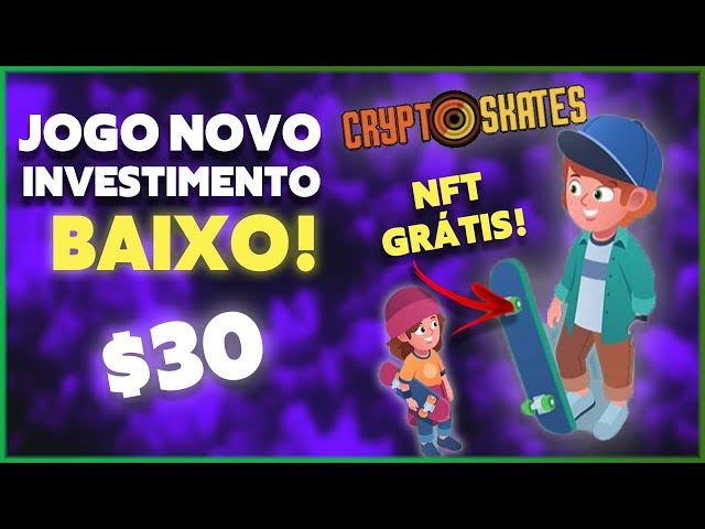 Crypto Skates - NOVO JOGO PLAY TO EARN COM INVESTIMENTO BAIXÍSSIMO | GANHE UMA NFT GRATUITA