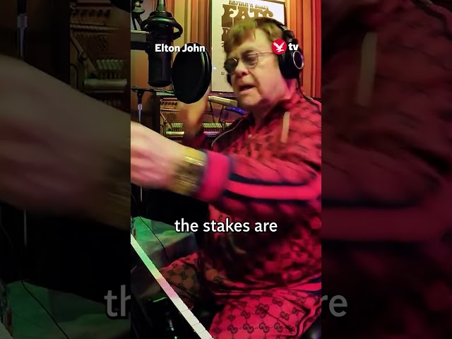 Elton John smashes headphones in studio tantrum #news #shorts