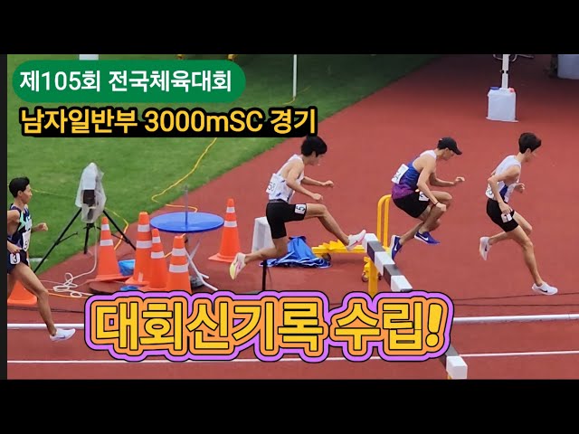 제105회 전국체전 남자 3000mSC #김해 #전국체전 #sports #athletics #marathon #마라톤 #중장거리 #러닝 #달리기 #육상 #박원빈 #박주환 #박재영