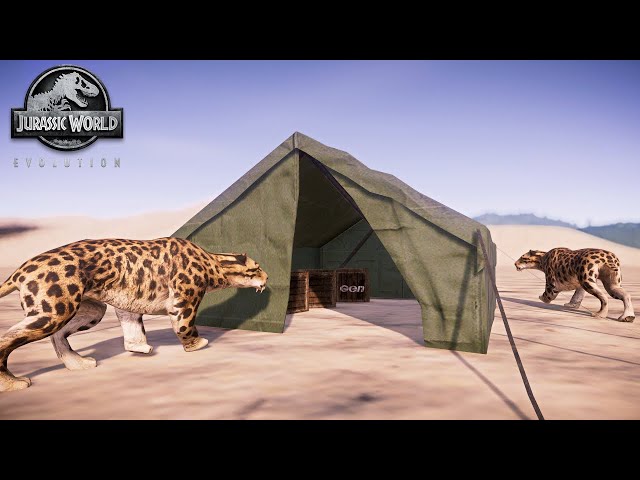 NEW! SMILODON (ICE AGE DIEGO) IN JURASSIC WORLD EVOLUTION