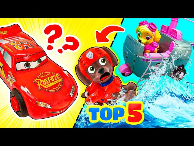 Video for kids | TOP-5 2024 | Lightning McQueen toy & Paw Patrol toys | Cars & toys