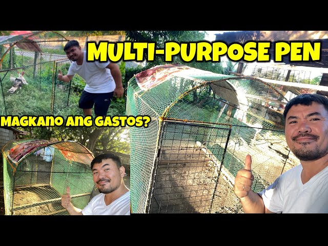 Multi-purpose pen for chicken or Turkey | Pag gawa ng mobile coop