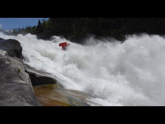 Testing the limits with Creature Craft whitewater technology.