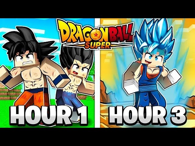 I Survived as VEGITO in Dragonball Super Minecraft!